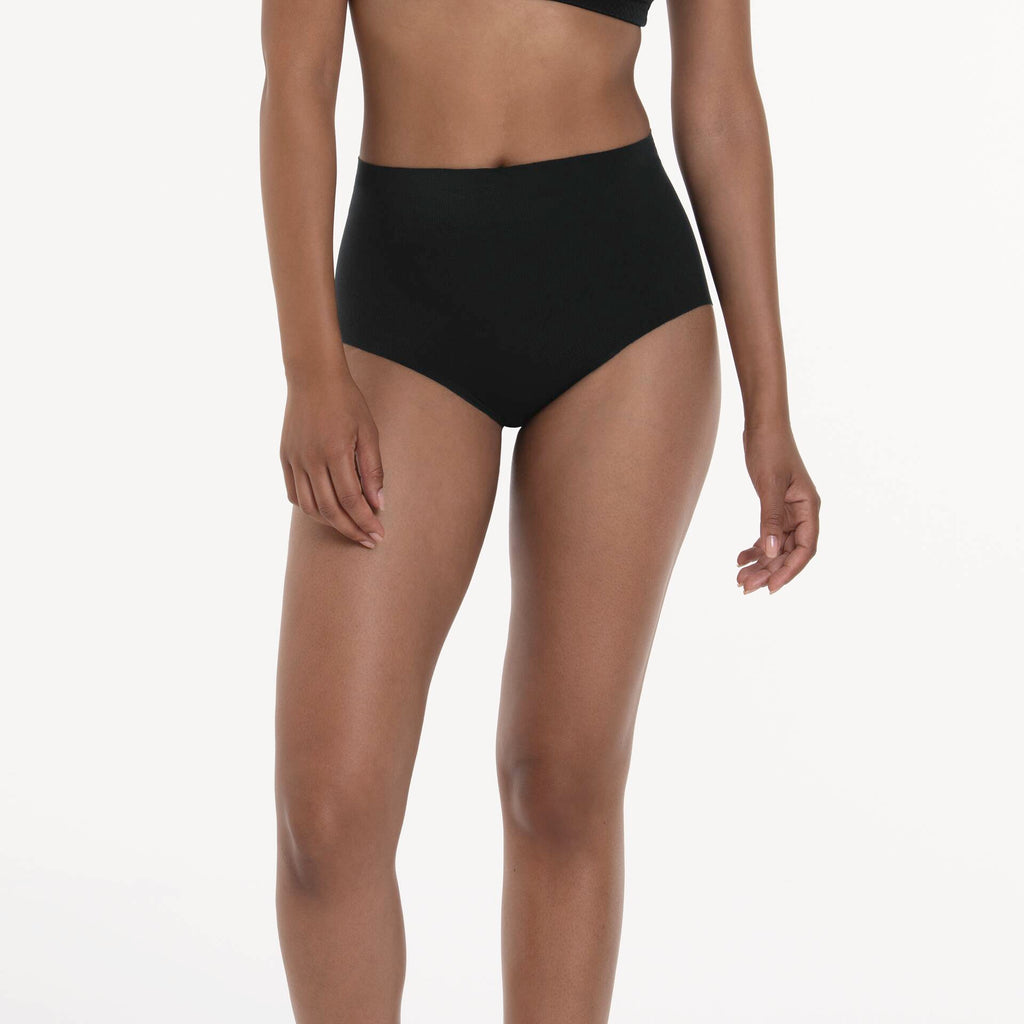 Anita - Pocket Panty High Waist+ Clean Cut Black