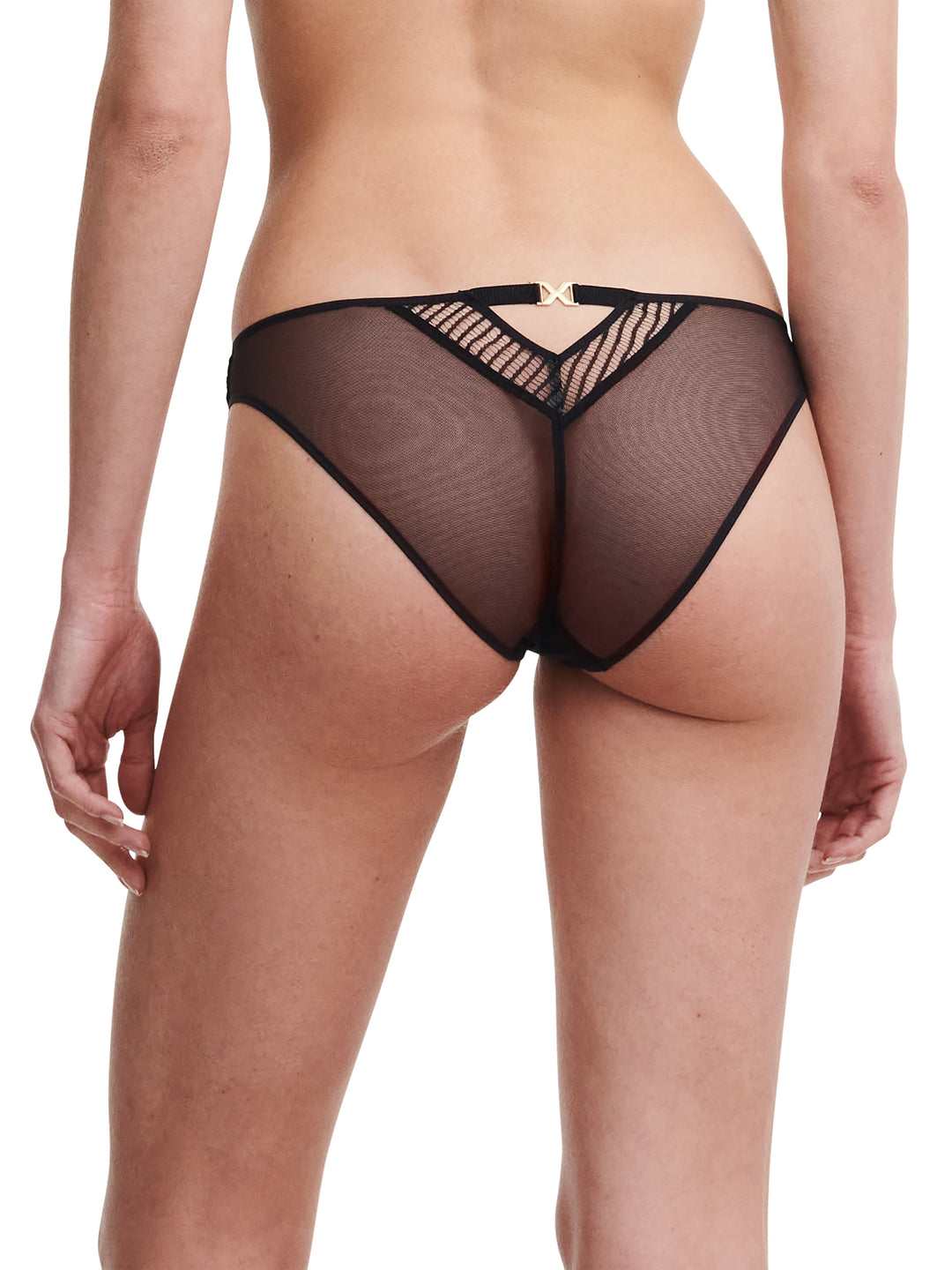 Chantelle X - Txture Revealing Brief Black Brief Chantelle X 