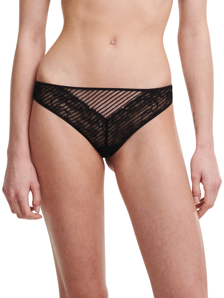 Chantelle X - Txture Revealing Brief Black Brief Chantelle X 