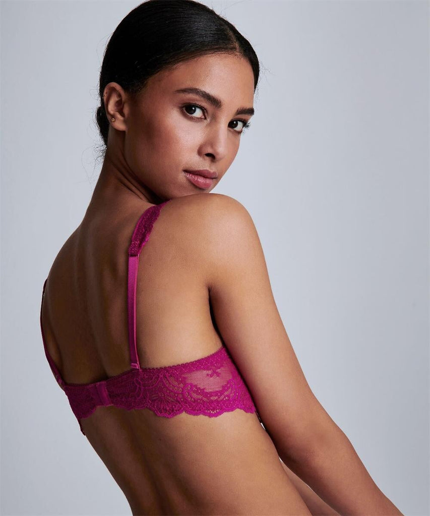 Danse des Sens fuchsia plunge bra, Aubade