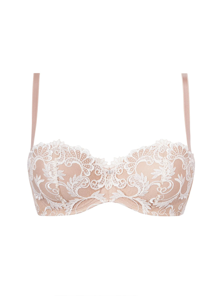 Lise Charmel - Dressing Floral Strapless Bra Ambre Nacre