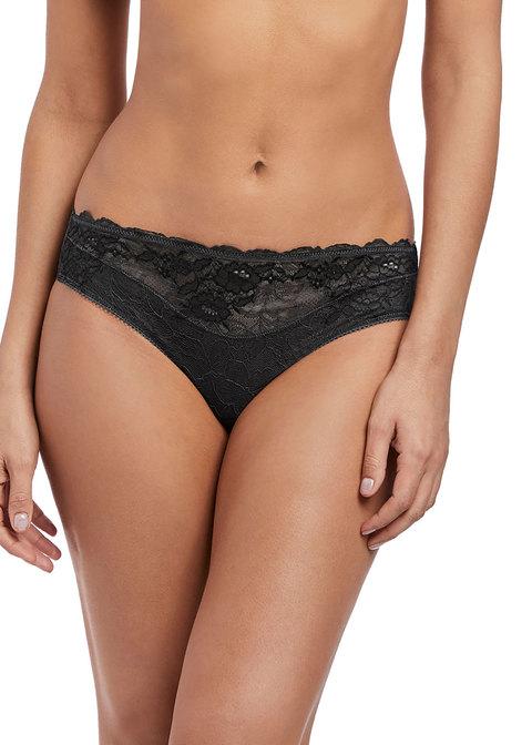 Wacoal Accord Briefs Tanga Low Coverage Brief Cotton No VPL Knickers  Lingerie Black